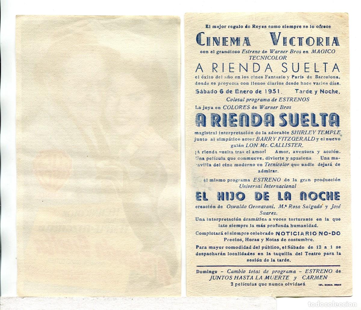 Cine: A RIENDA SUELTA, con Shirley Temple. - Foto 2