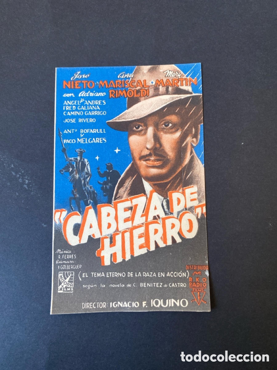 Cine: Programa de cine Cabeza de hierro