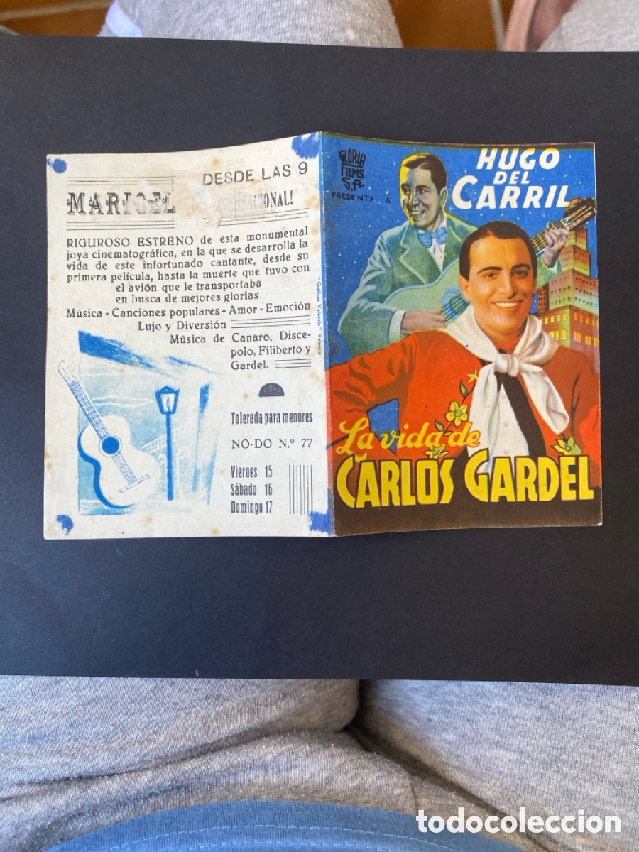 Cine: Programa de cine La vida de Carlos Gardel - Foto 3