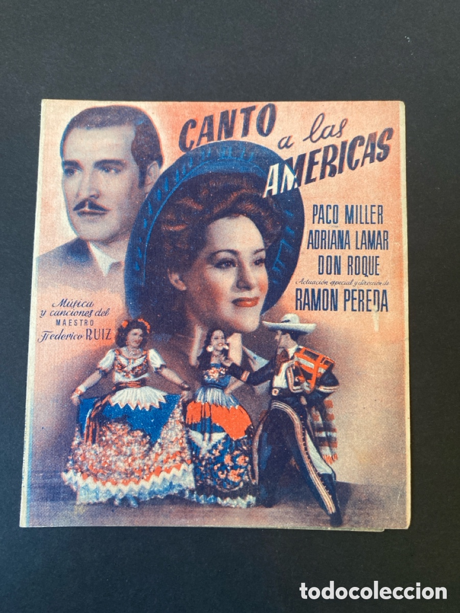 Cine: Programa de cine Canto de las Americas