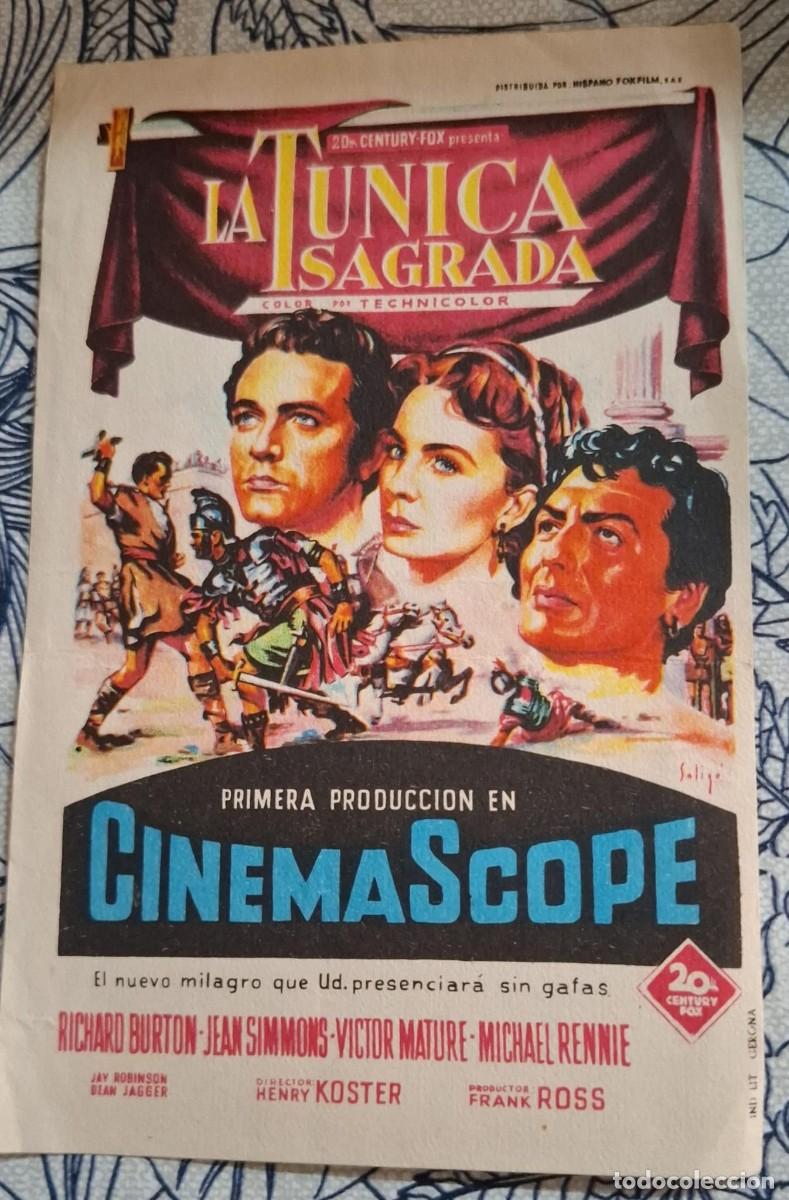 Cine: LA TUNICA SAGRADA - PROGRAMA DE CINE