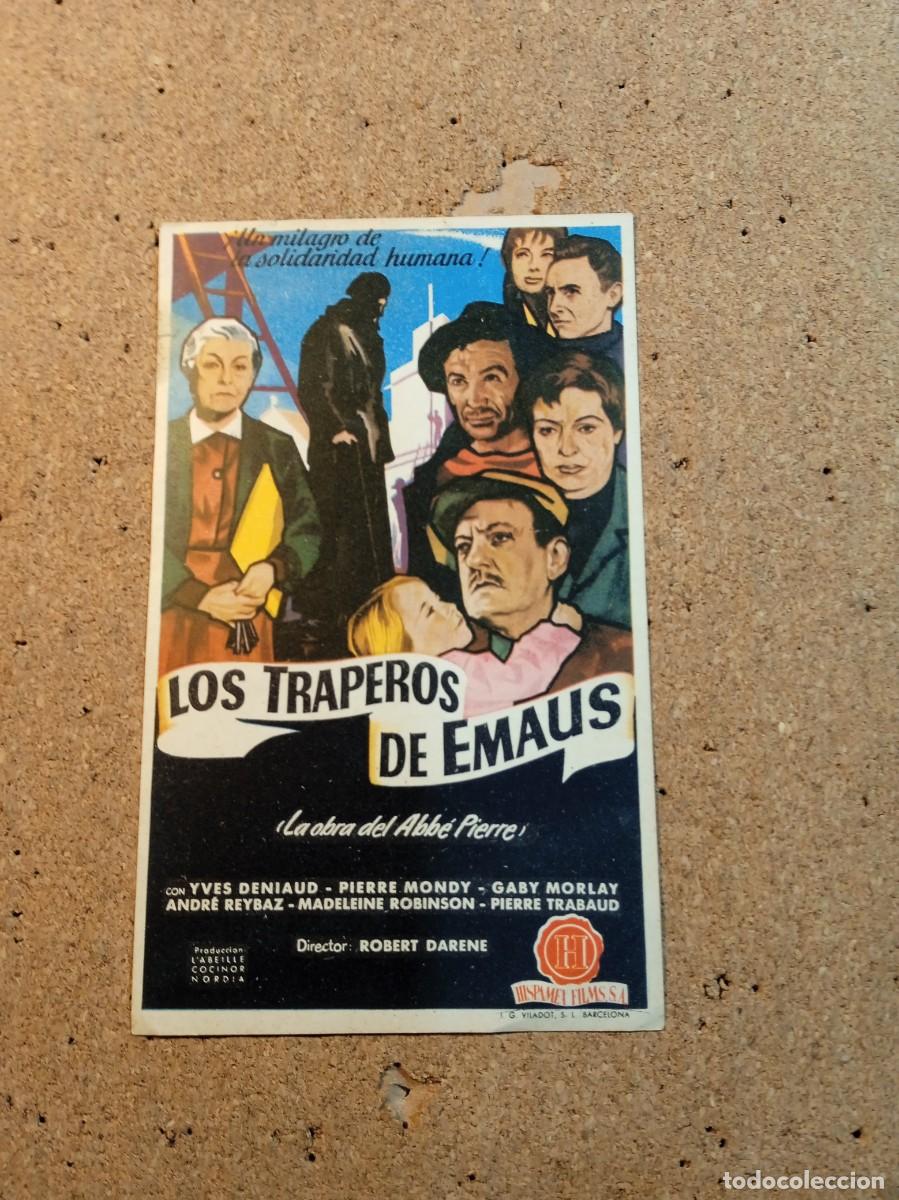 Cinema: FOLLETO DE MANO SIN PUBLICIDAD LOS TRAPEROS DE EMAUS