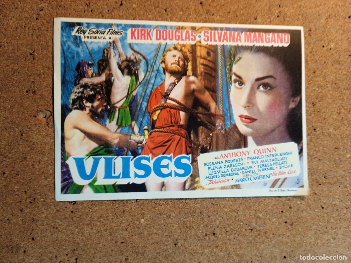 Folhetos de m&atilde;o de filmes antigos de cinema: FOLLETO DE MANO SIN PUBLICIDAD ULISES