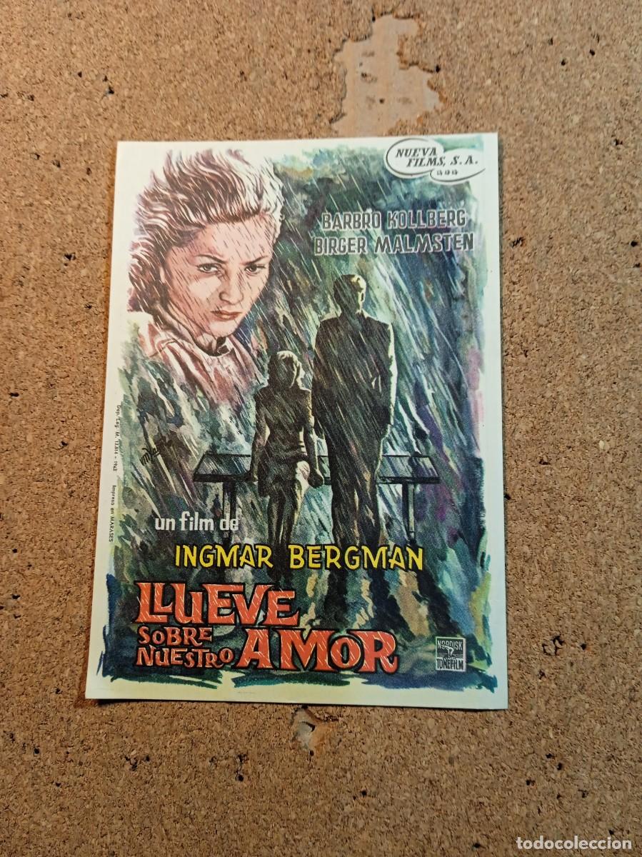 Kino: FOLLETO DE MANO SIN PUBLICIDAD LLUEVE SOBRE NUESTRO AMOR
