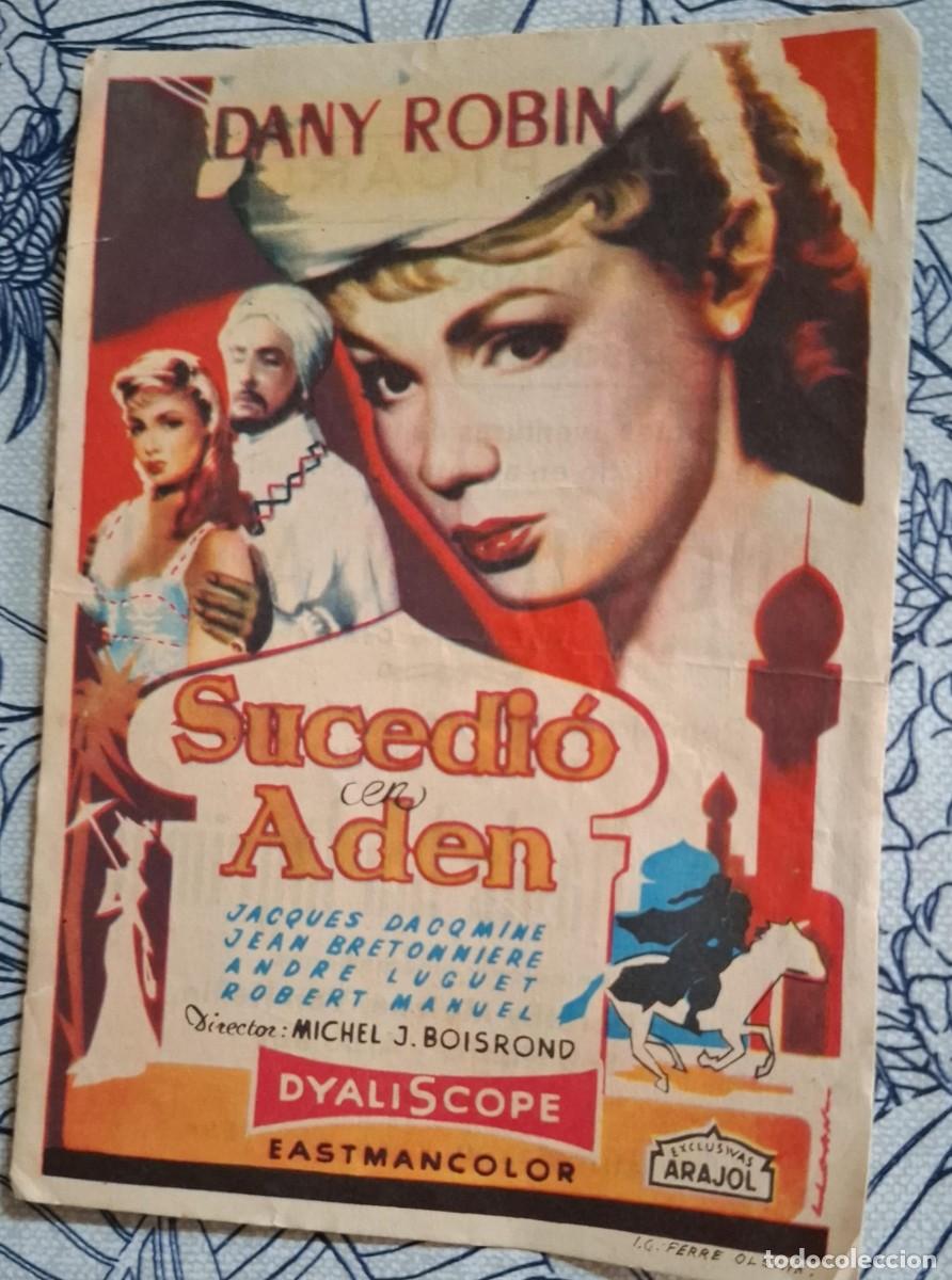 Cine: SUCEDI&Oacute; EN ADEN - PROGRAMA DE CINE