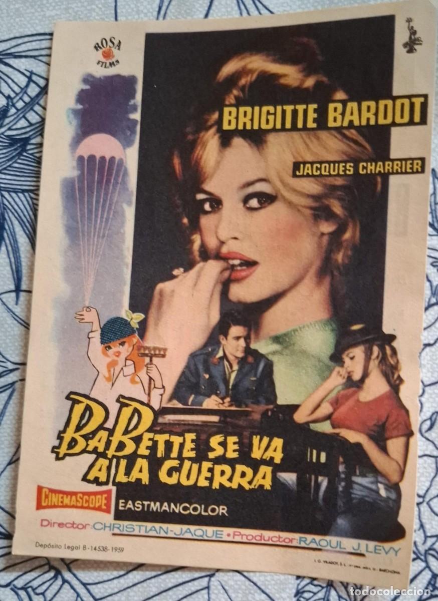 Cine: BABETTE SE VA A LA GUERRA - PROGRAMA DE CINE