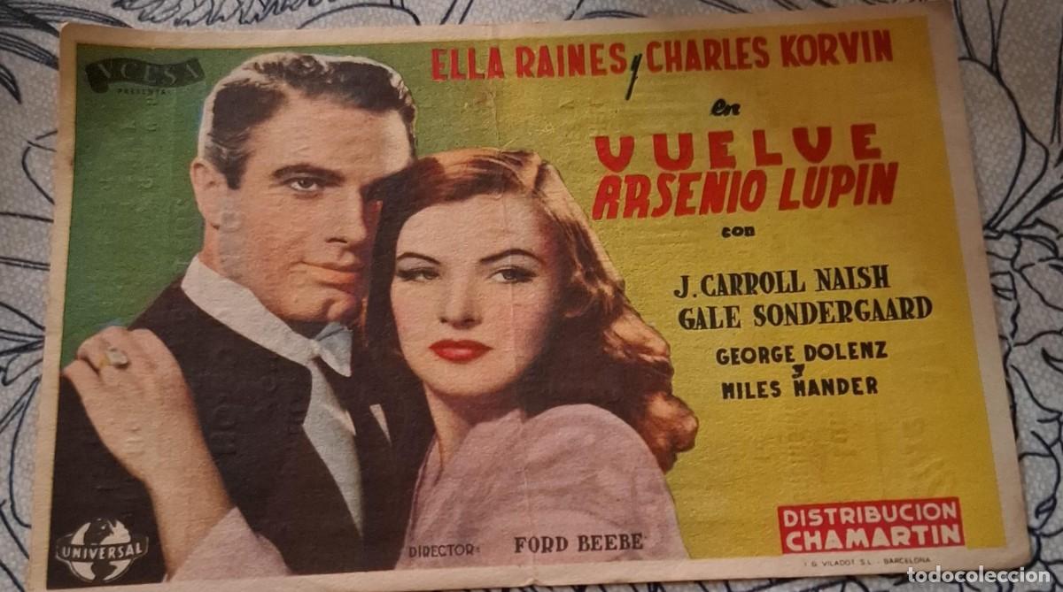 Cine: VUELVE ARSENIO LUPIN - PROGRAMA DE CINE