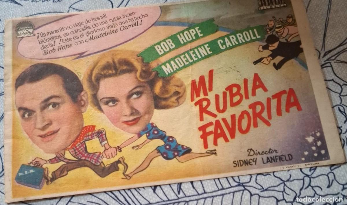 Cine: MI RUBIA FAVORITA - PROGRAMA DE CINE