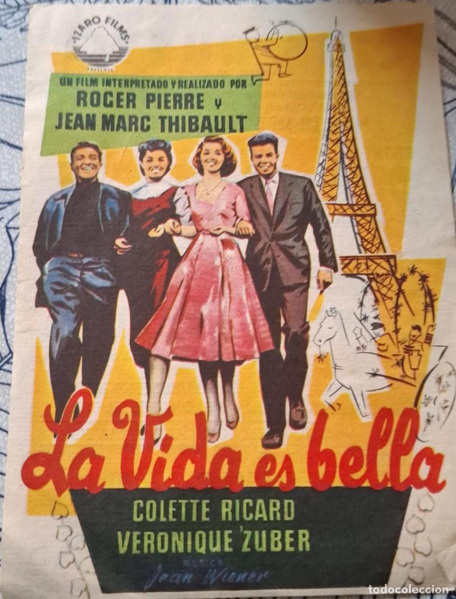 Cine: LA VIDA ES BELLA - PROGRAMA DE CINE