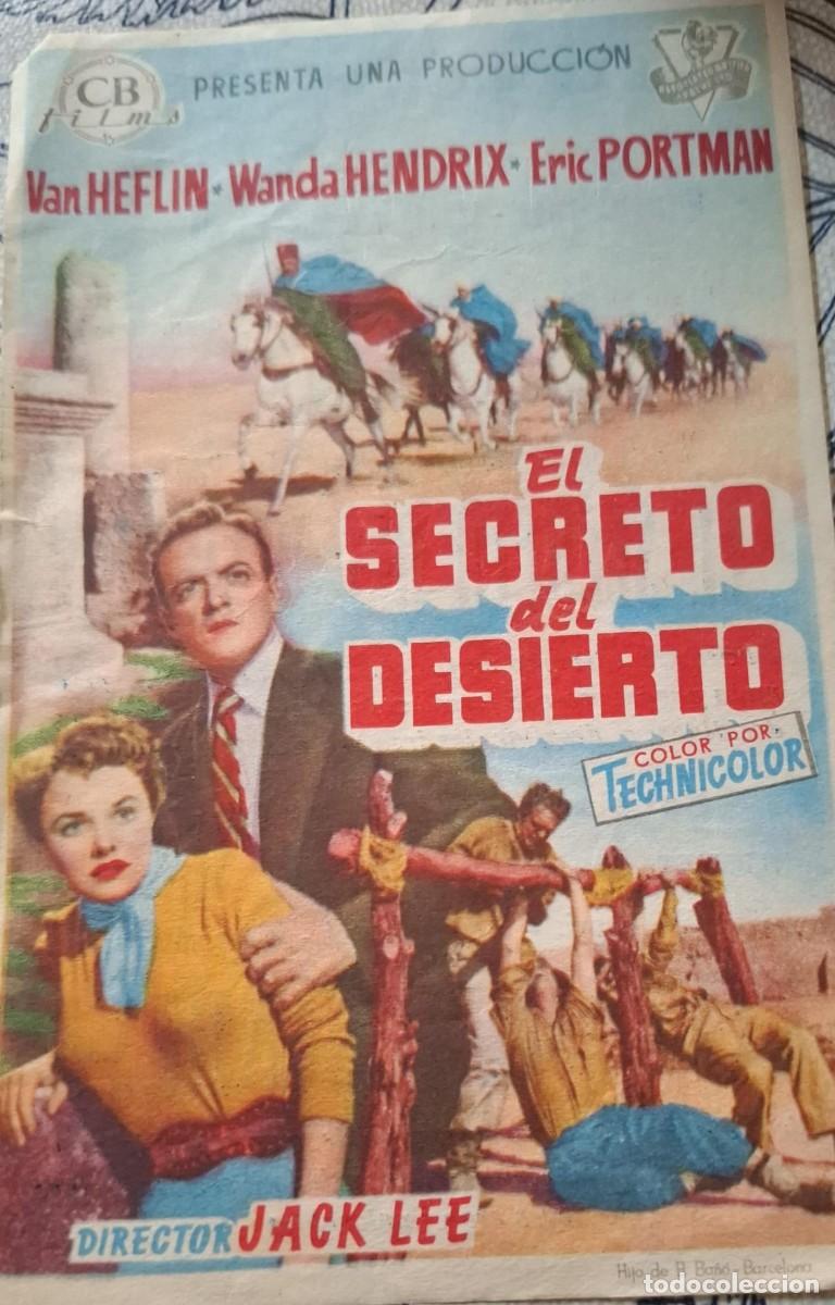 Cine: EL SECRETO DEL DESIERTO - PROGRAMA DE CINE