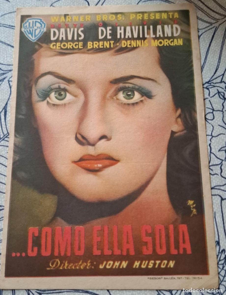 Cine: ... COMO ELLA SOLA - PROGRAMA DE CINE