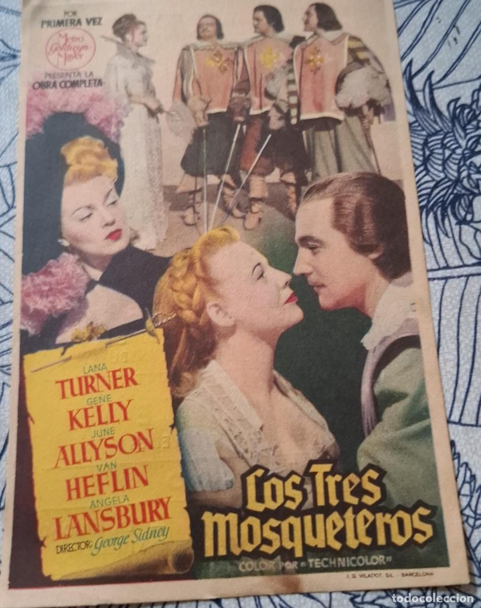 Cine: LOS TRES MOSQUETEROS - PROGRAMA DE CINE