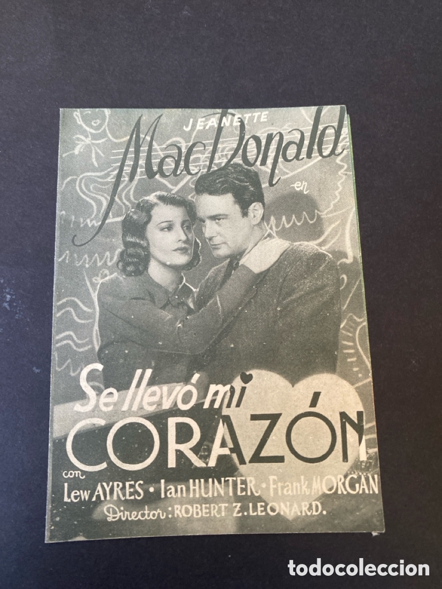 Cine: Programa de cine Se llev&oacute; mi coraz&oacute;n
