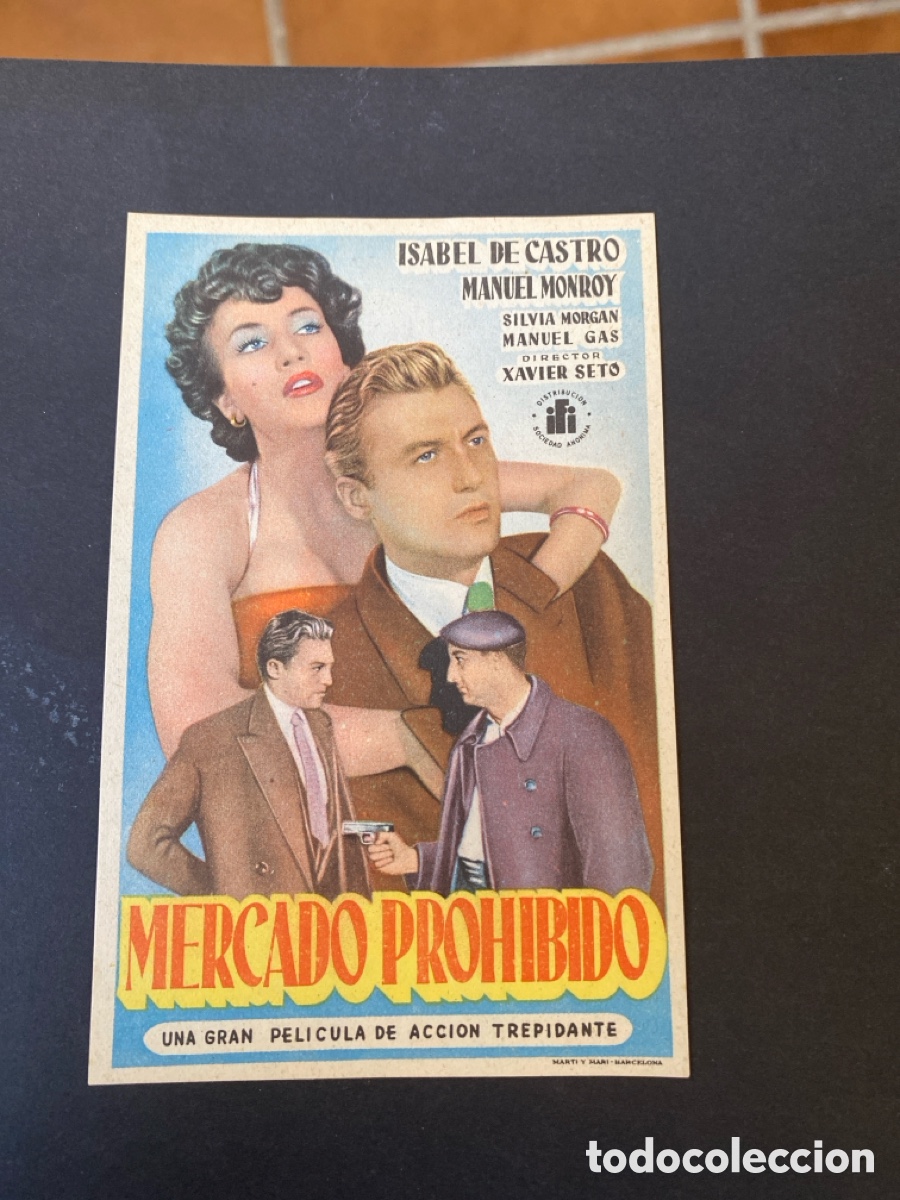 Cine: Programa de cine Mercado prohibido