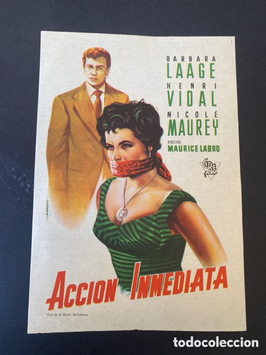 Cine: Programa de cine Acci&oacute;n inmediata