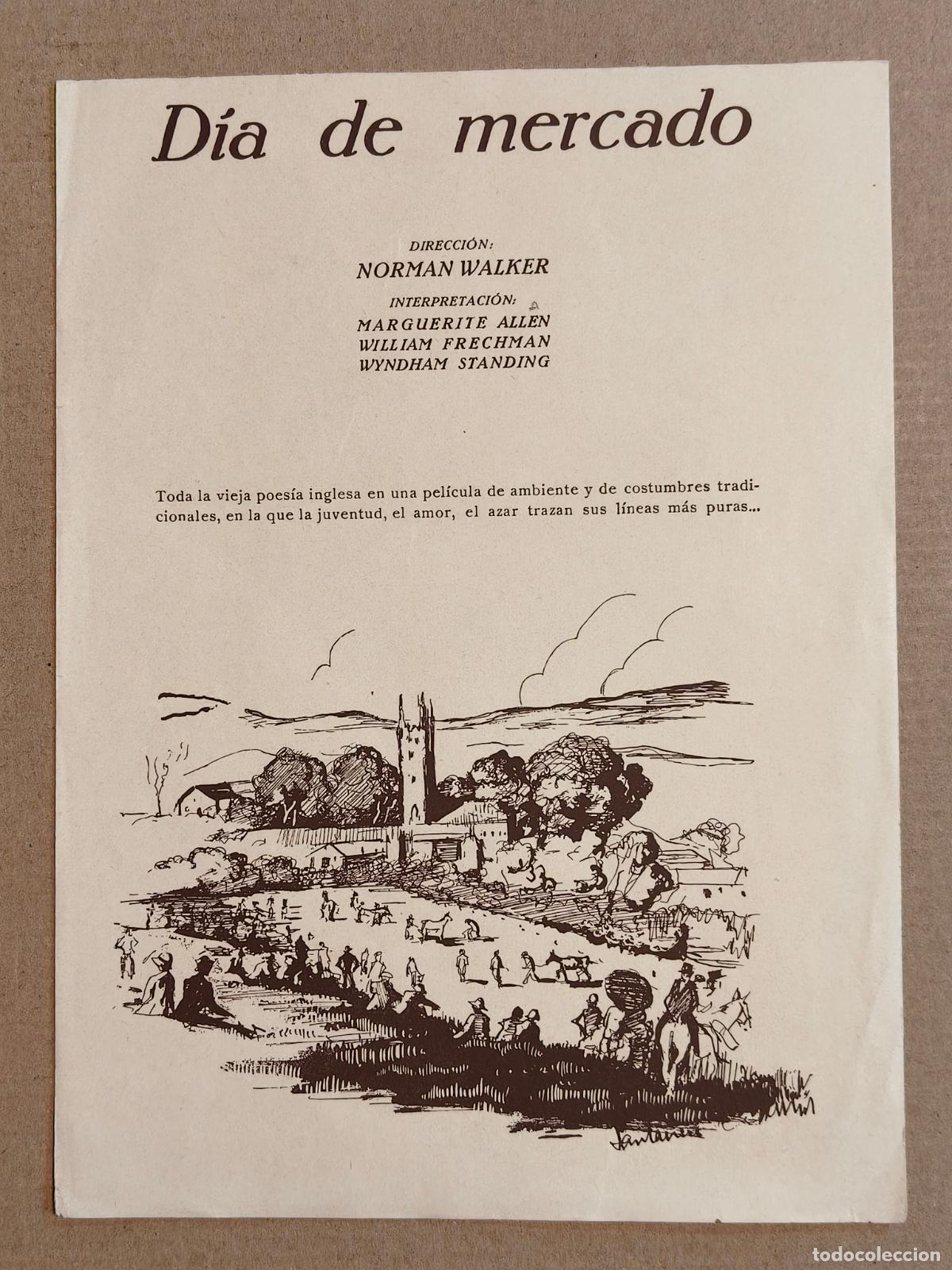 Kino: DIA DE MERCADO PROGRAMA DE CINE