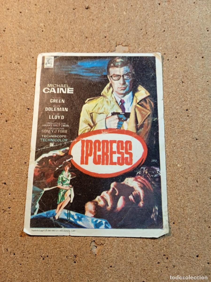 Cine: FOLLETO DE MANO SIN PUBLICIDAD IPCRESS