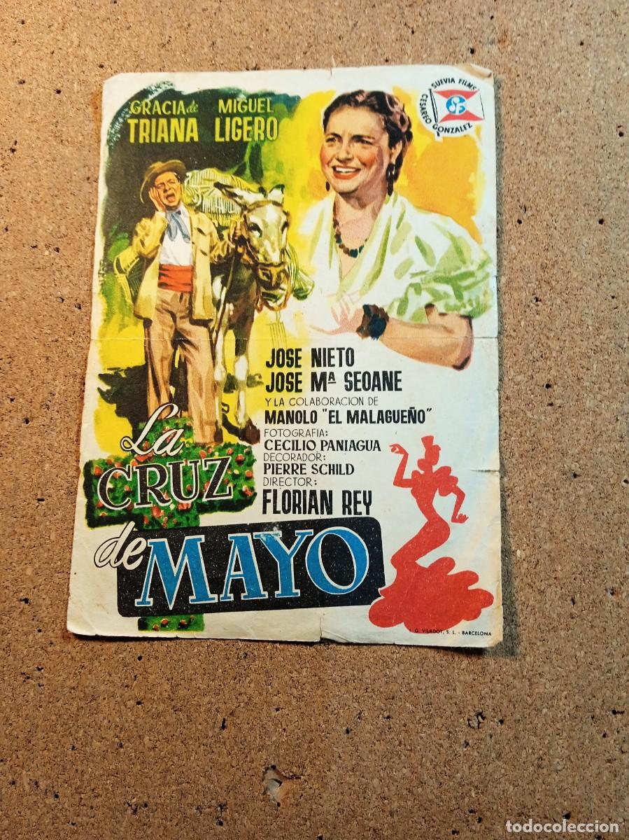 Kino: FOLLETO DE MANO SIN PUBLICIDAD LA CRUZ DE MAYO