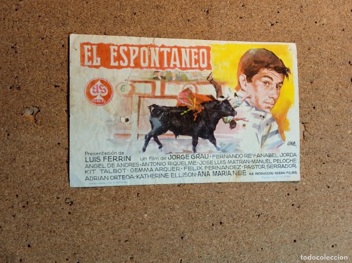 Kino: FOLLETO DE MANO SIN PUBLICIDAD EL ESPONTANEO