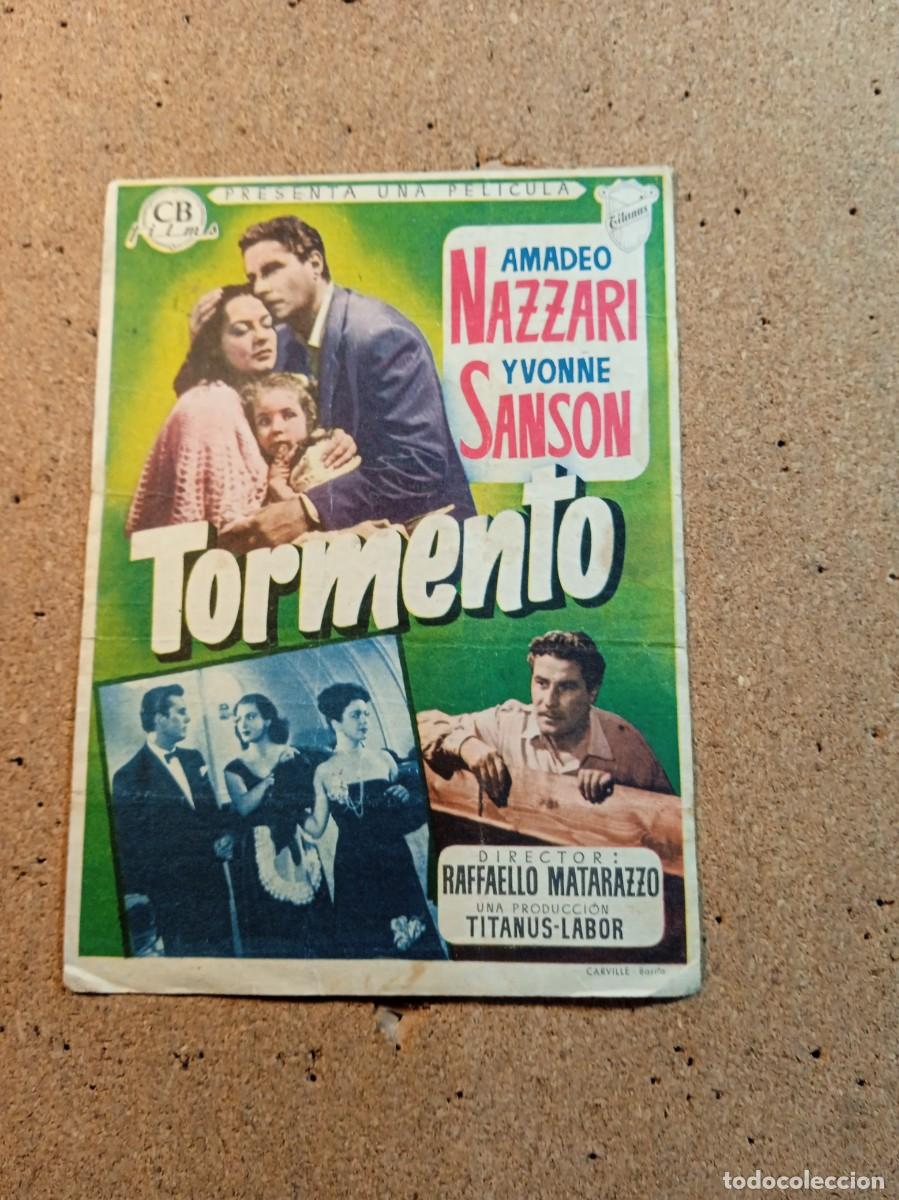 Cinema: FOLLETO DE MANO SIN PUBLICIDAD TORMENTO