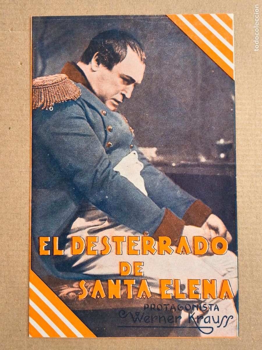 Cinema: EL DESTERRADO DE SANTA ELENA NAPOLEONPROGRAMA DE CINE 1930