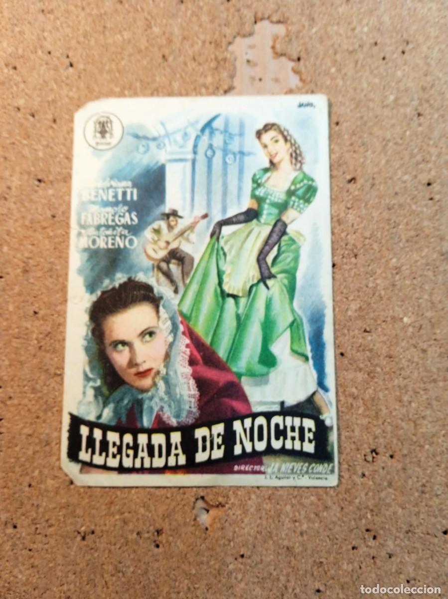 Kino: FOLLETO DE MANO SIN PUBLICIDAD LLEGADA LA NOCHE