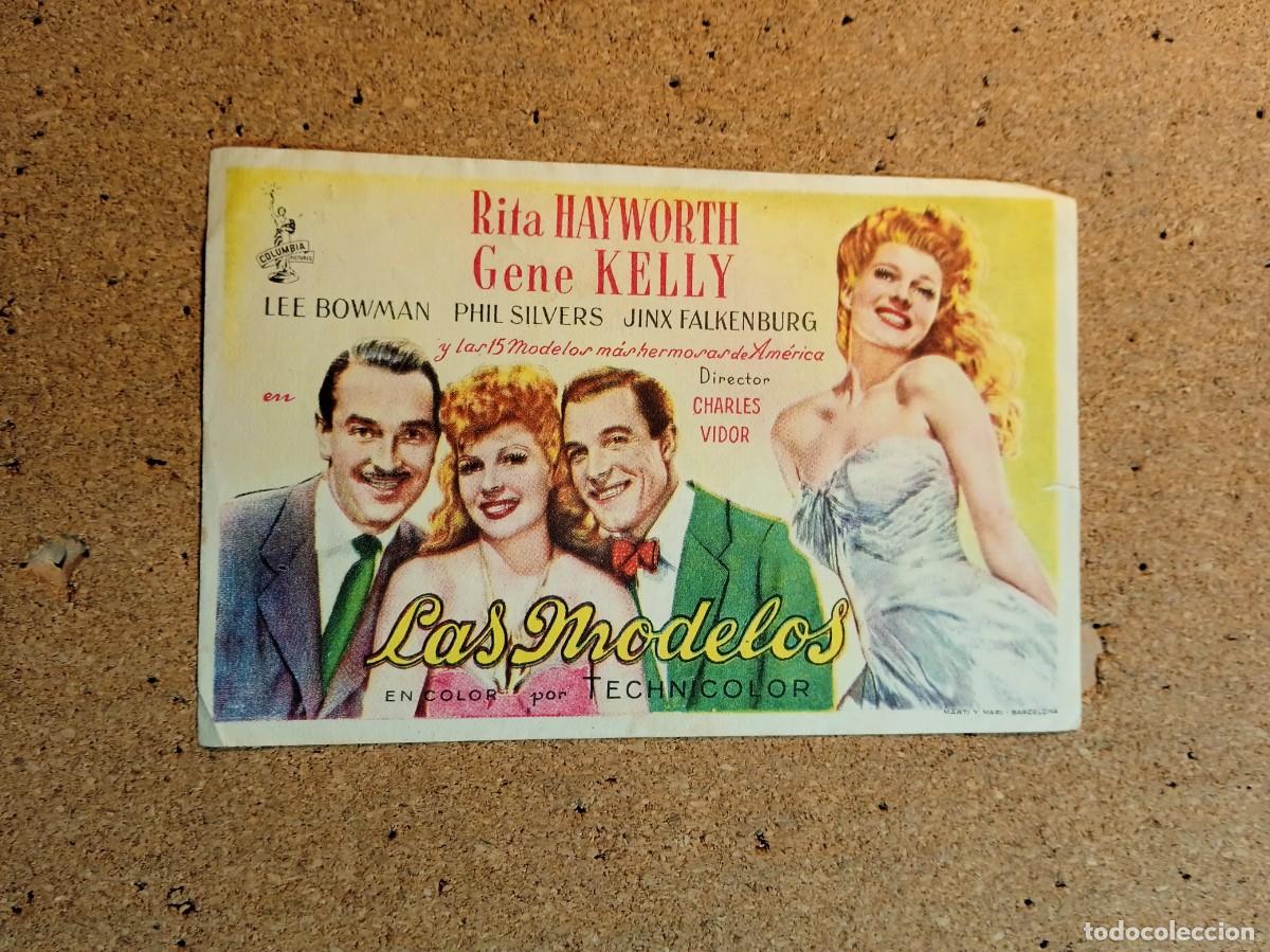  Flyers Publicitaires de films Anciens: FOLLETO DE MANO SIN PUBLICIDAD LAS MODELOS