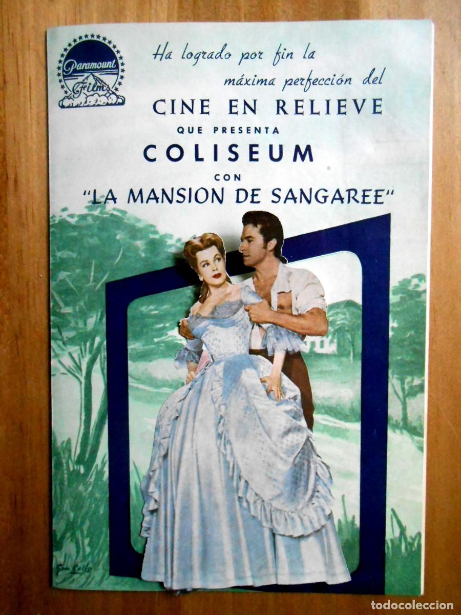 Cine: COLISEUM - LA MANSION DE SANGAREE - 1953 - TROQUELADO