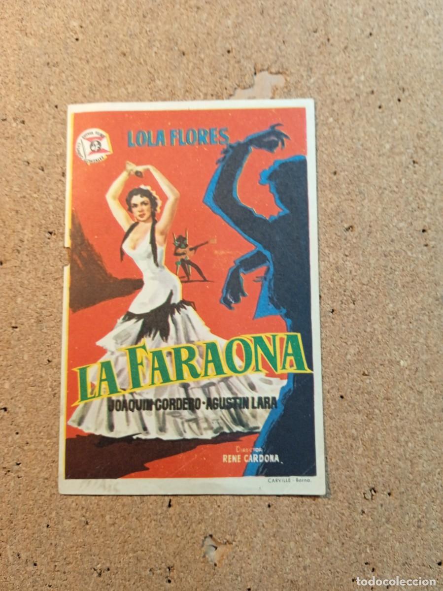 Kino: FOLLETO DE MANO SIN PUBLICIDAD LA FARAONA