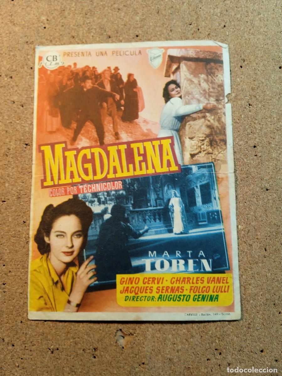  Flyers Publicitaires de films Anciens: FOLLETO DE MANO SIN PUBLICIDAD MAGDALENA