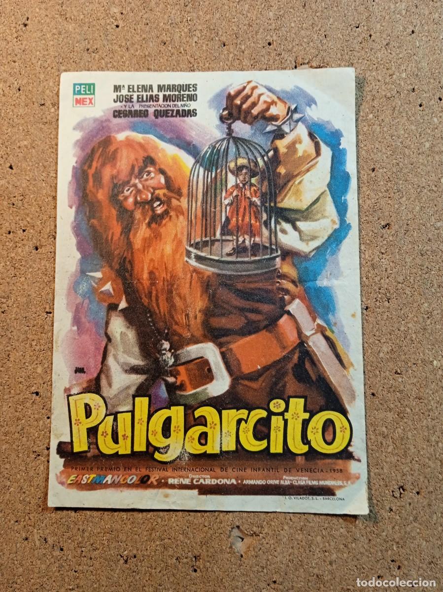 Cine: FOLLETO DE MANO SIN PUBLICIDAD PULGARCITO