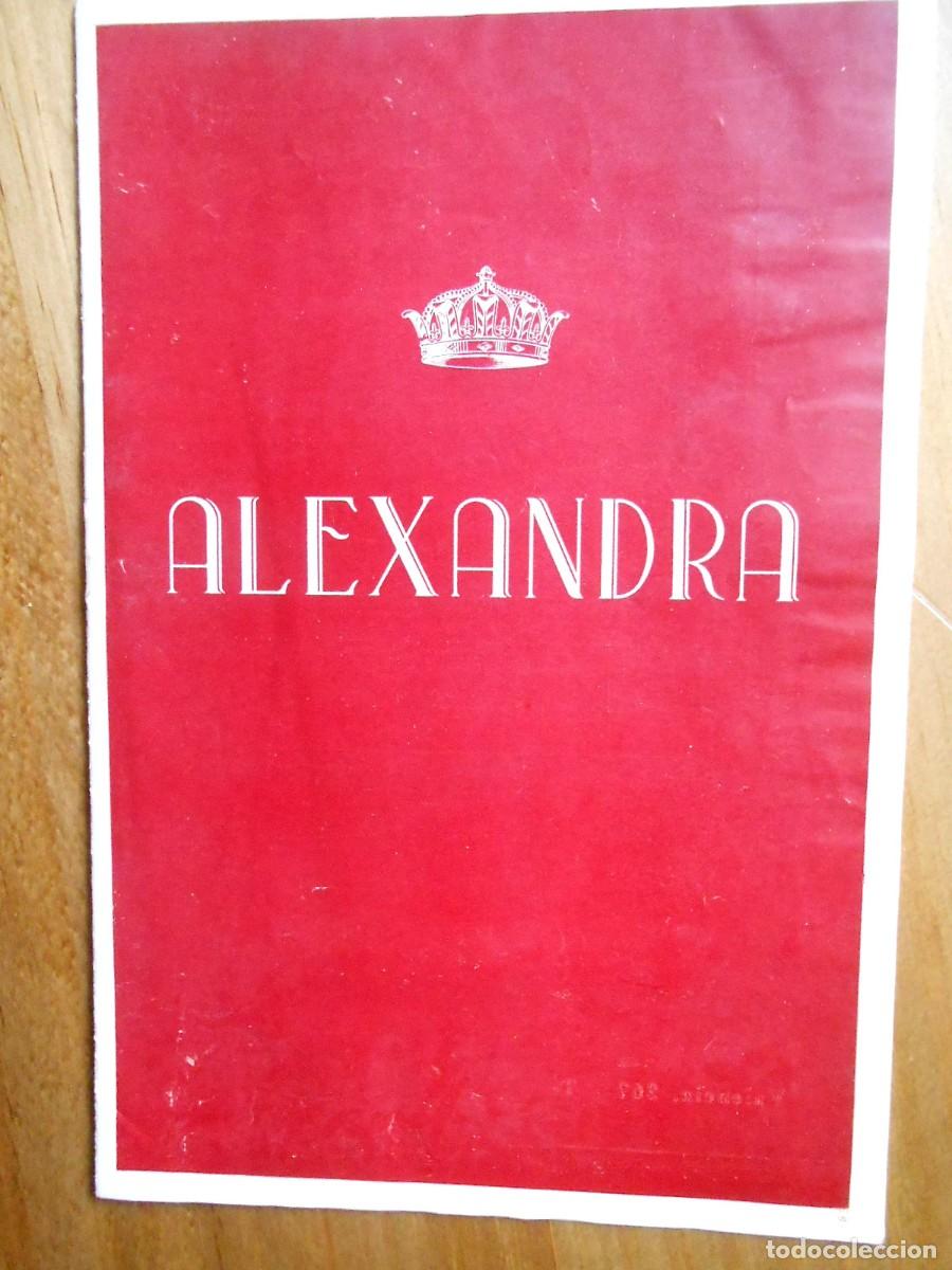 Cine: CINE ALEXANDRA - INAUGURACION 1949 - NI&Ntilde;ERA MODERNA
