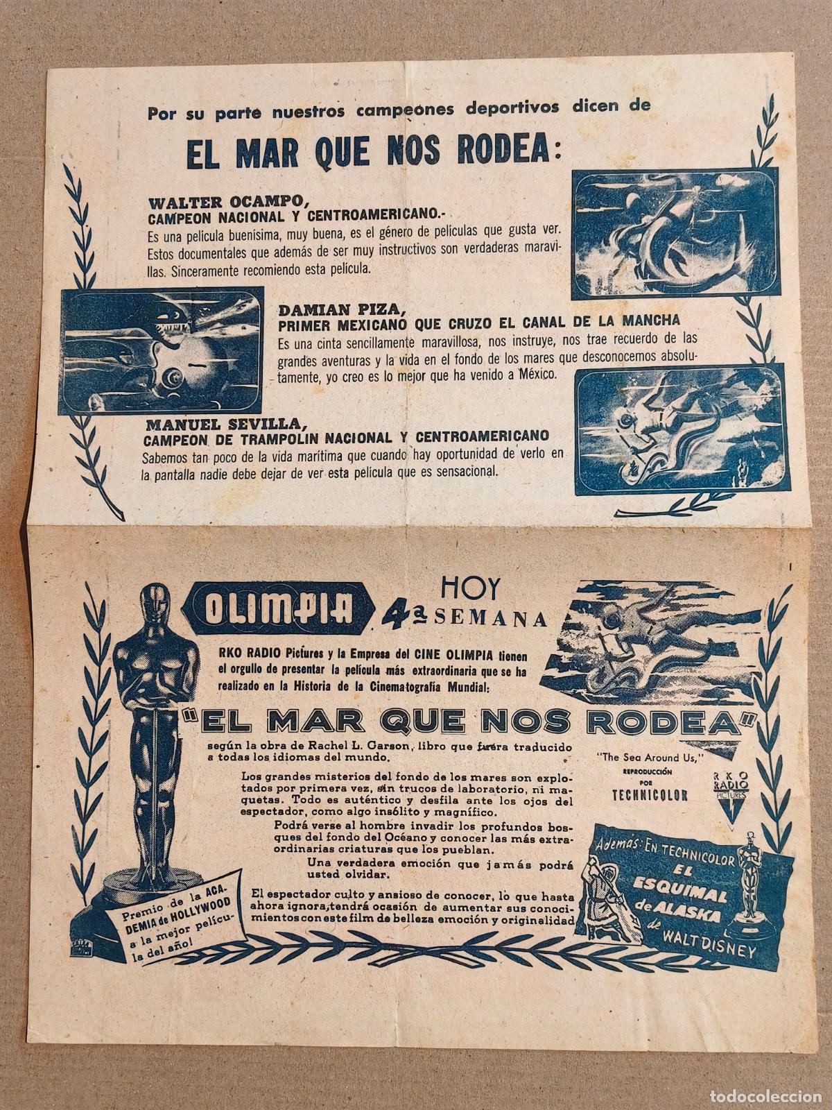 Cinema: El MAR QUE NOS RODEA PROGRAMA DE CINE MEXICANO