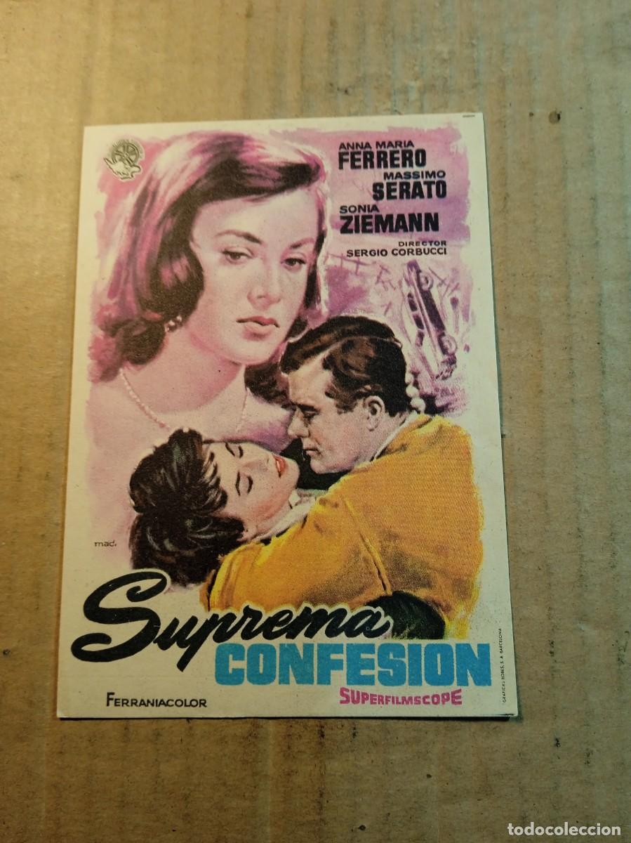 Kino: FOLLETO DE MANO SIN PUBLICIDAD SUPREMA CONFESION
