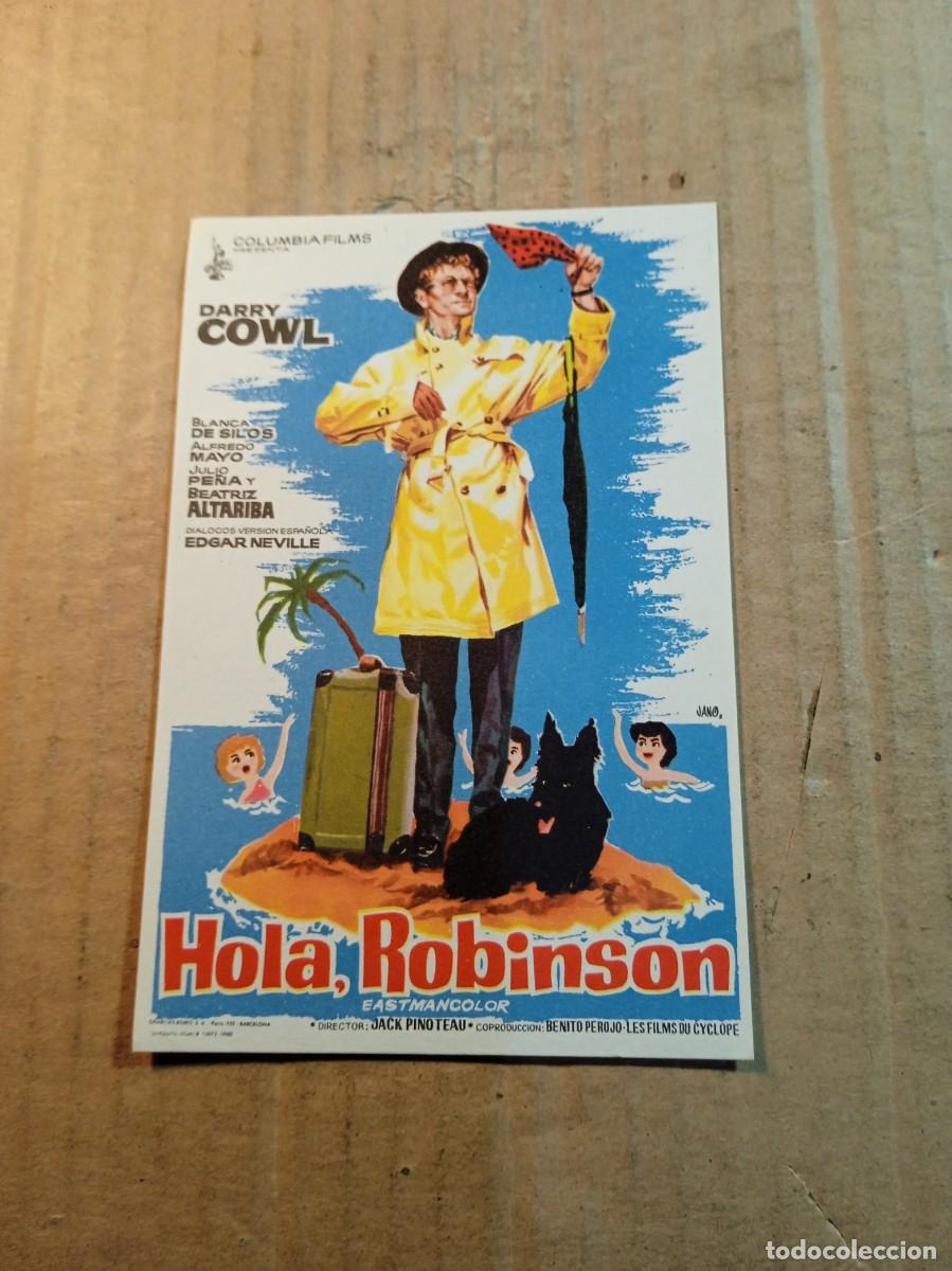 Kino: FOLLETO DE MANO SIN PUBLICIDAD HOLA ROBINSON