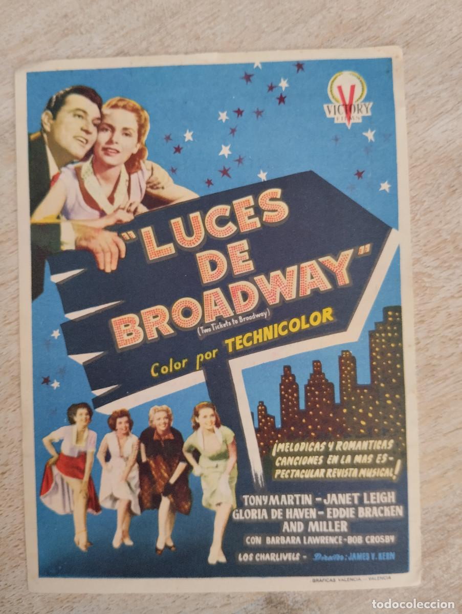 Cine: KST - PROGRAMA CINE LUCES DE BROADWAY CINE DORADO ZARAGOZA SUKRO HELADERIA..