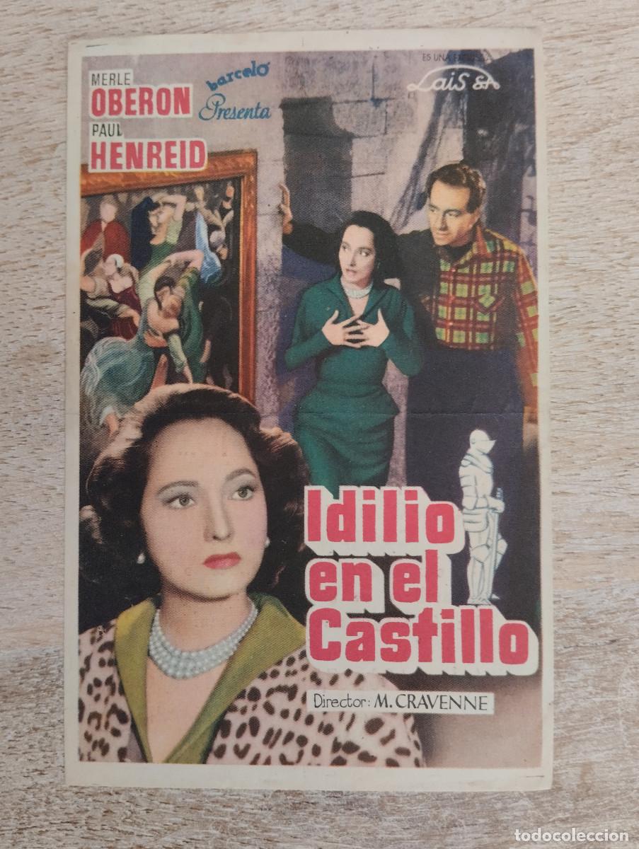 Foglietti di film di film antichi di cinema: KST - PROGRAMA CINE IDILIO EN EL CASTILLO GRAN CINEMA ARANDA DE DUERO BURGOS