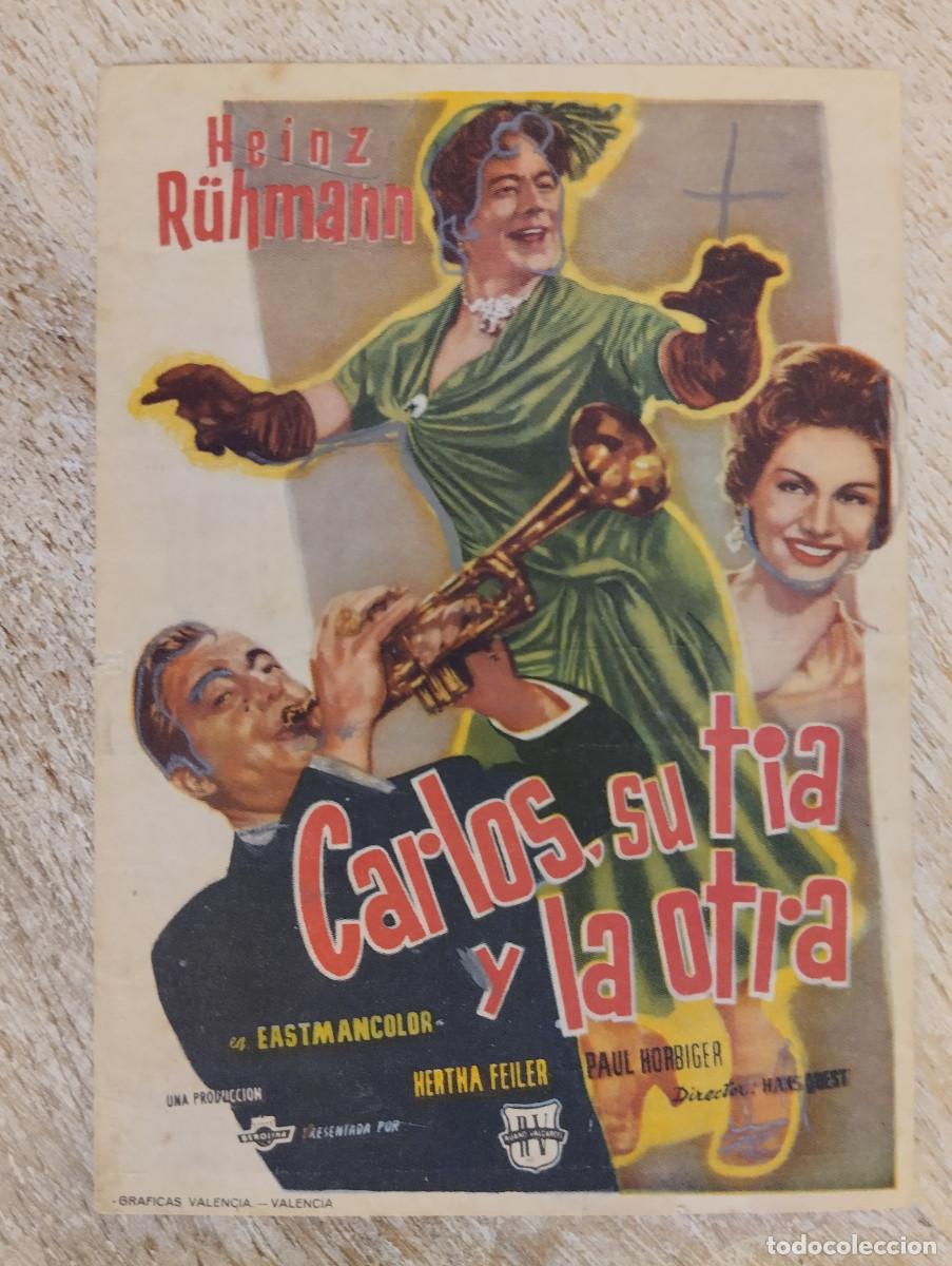Flyers Publicitaires de Films Anciens: KST - PROGRAMA CINE CARLOS, SU TIA Y LA OTRA TORREFIEL ONTENIENTE