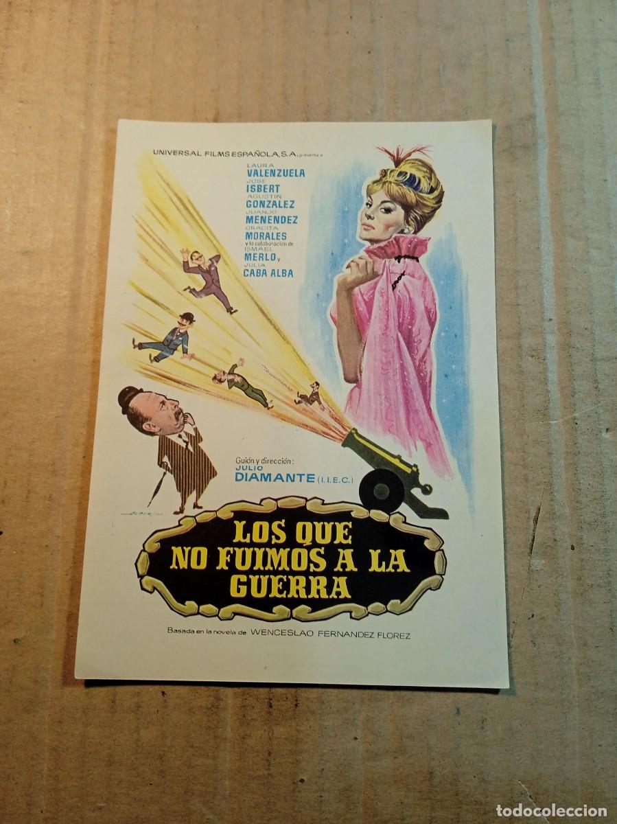 Kino: FOLLETO DE MANO SIN PUBLICIDAD LOS QUE NO FUIMOS A LA GUERRA