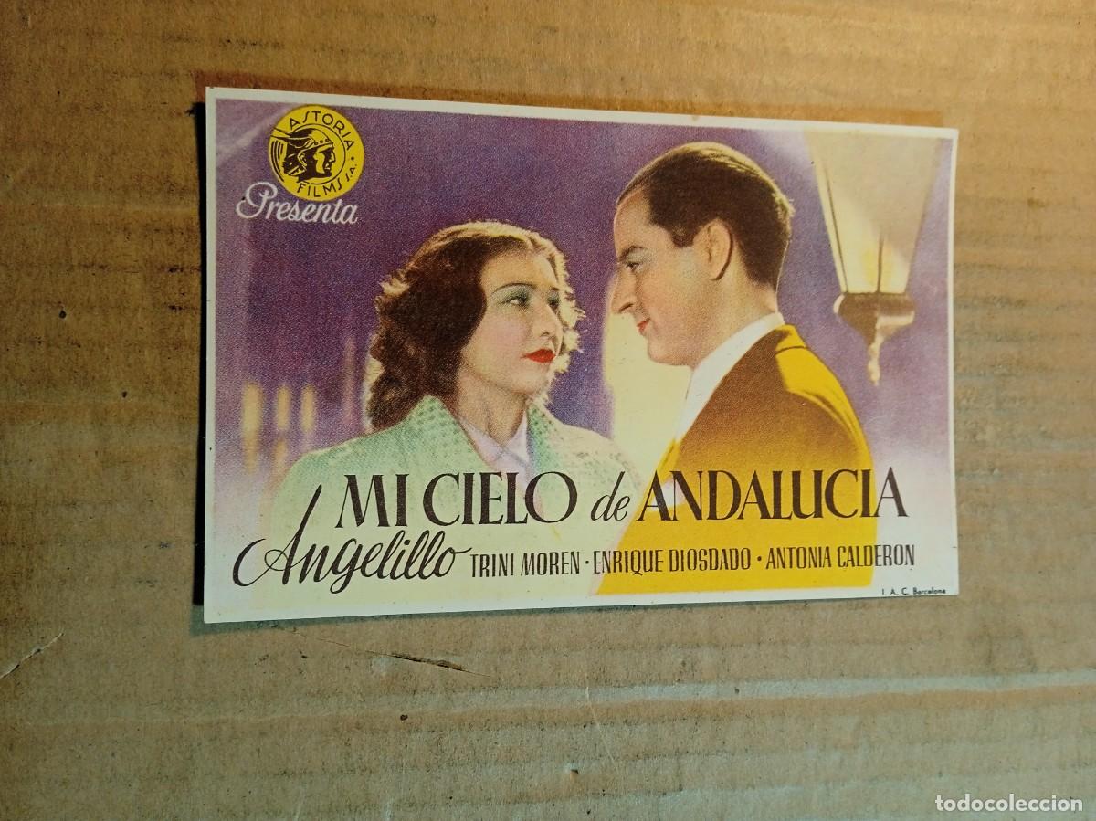 Kino: FOLLETO DE MANO SIN PUBLICIDAD MI CIELO DE ANDALUCIA