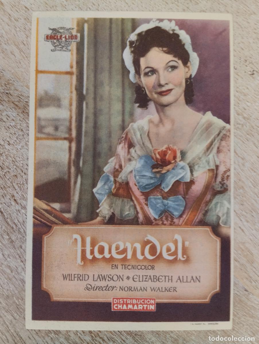 Folhetos de m&atilde;o de filmes antigos de cinema: KST - PROGRAMA CINE HAENDEL CINE CASTILLA BEJAR SALAMANCA