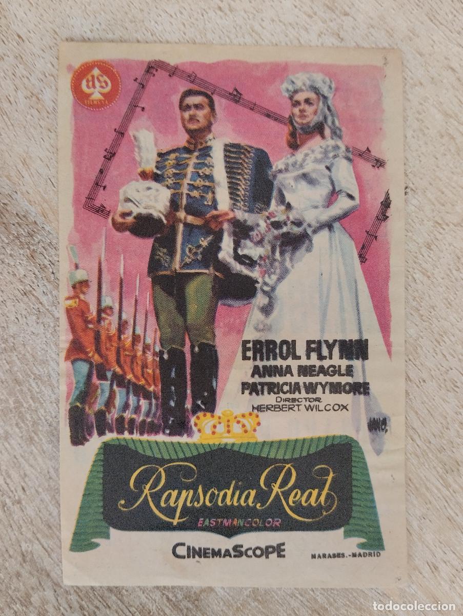 Flyers Publicitaires de Films Anciens: KST - PROGRAMA CINE RAPSODIA REAL CINE NUEVO ALSINA