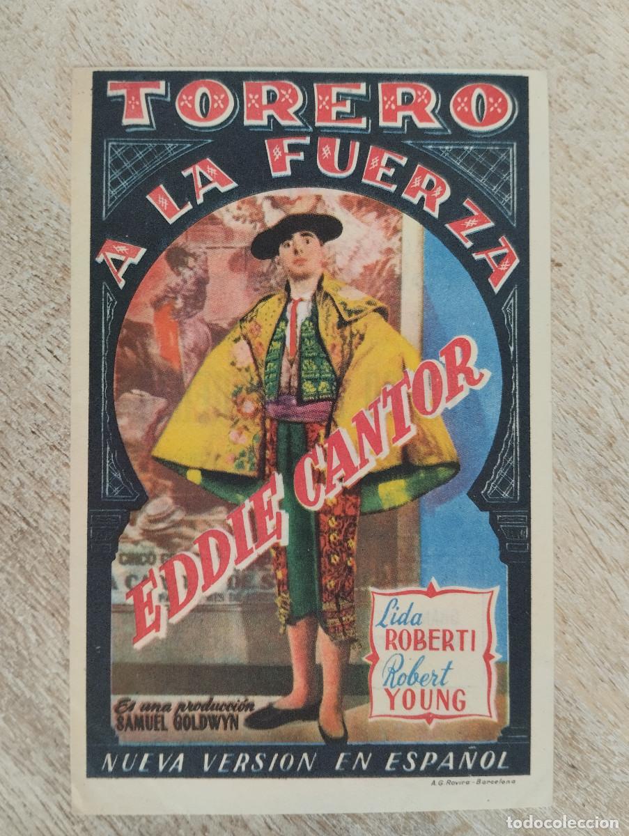 Flyers Publicitaires de Films Anciens: KST - PROGRAMA CINE TORERO A LA FUERZA CINE SANTA CRUZ OVIEDO