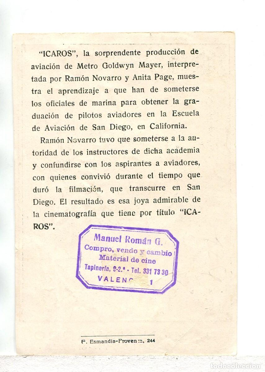 Cine: ICAROS, con Ram&oacute;n Novarro. - Foto 2
