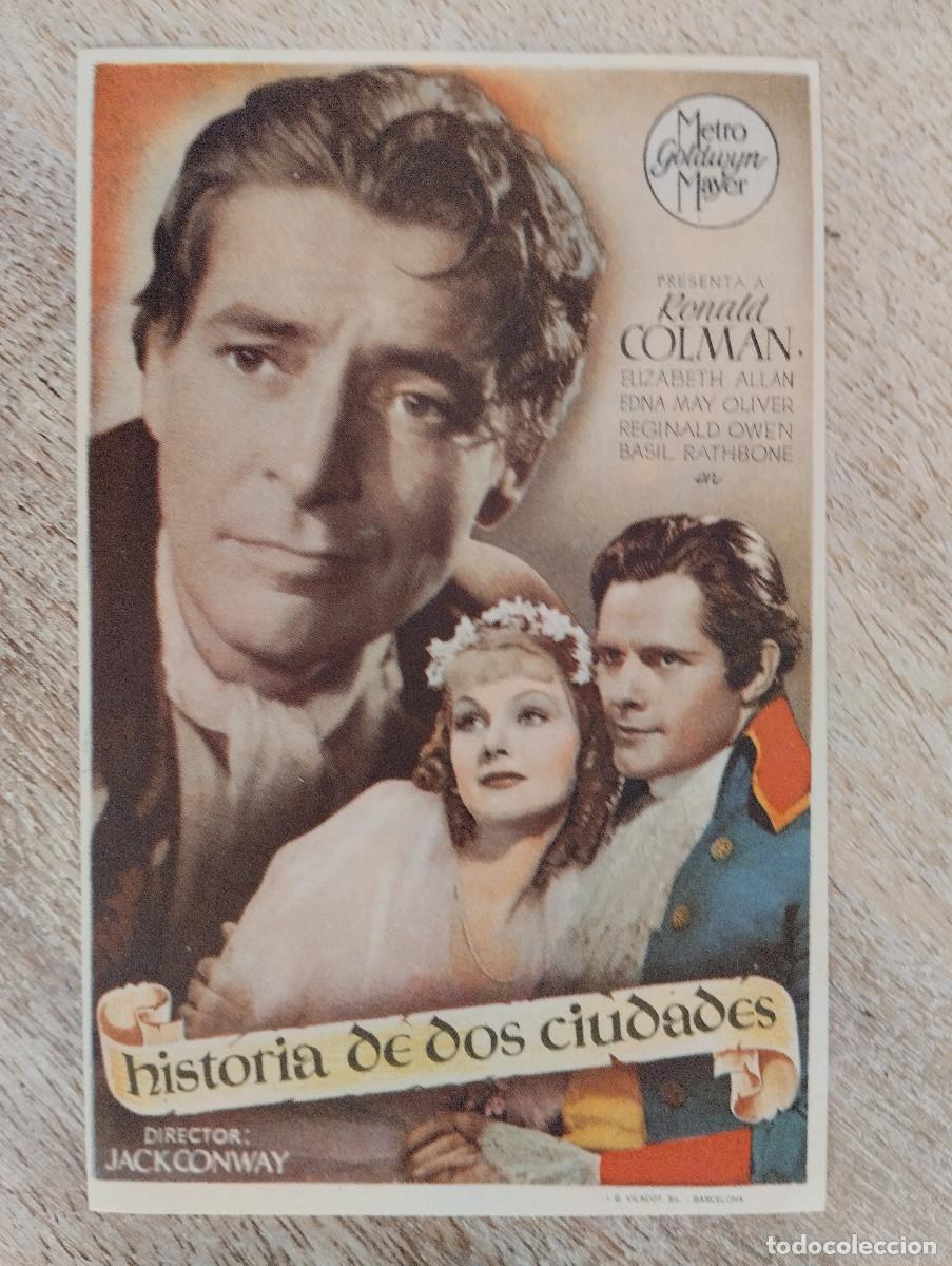 Flyers Publicitaires de Films Anciens: KST - PROGRAMA CINE HISTORIA DE DOS CIUDADES CINE ROSARIO CARTAGENA