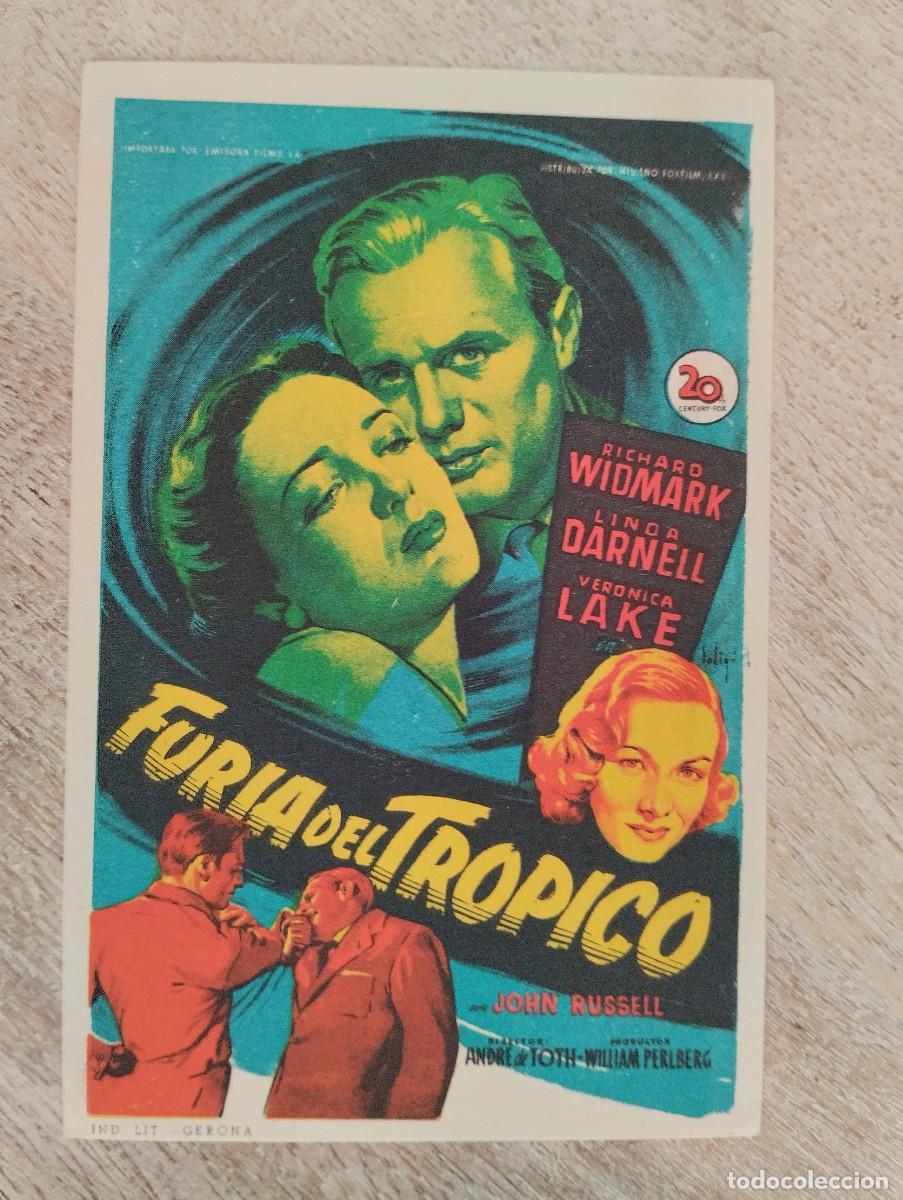 Flyers Publicitaires de Films Anciens: KST - PROGRAMA CINE FURIA DEL TROPICO SALON DE VERANO UBEDA