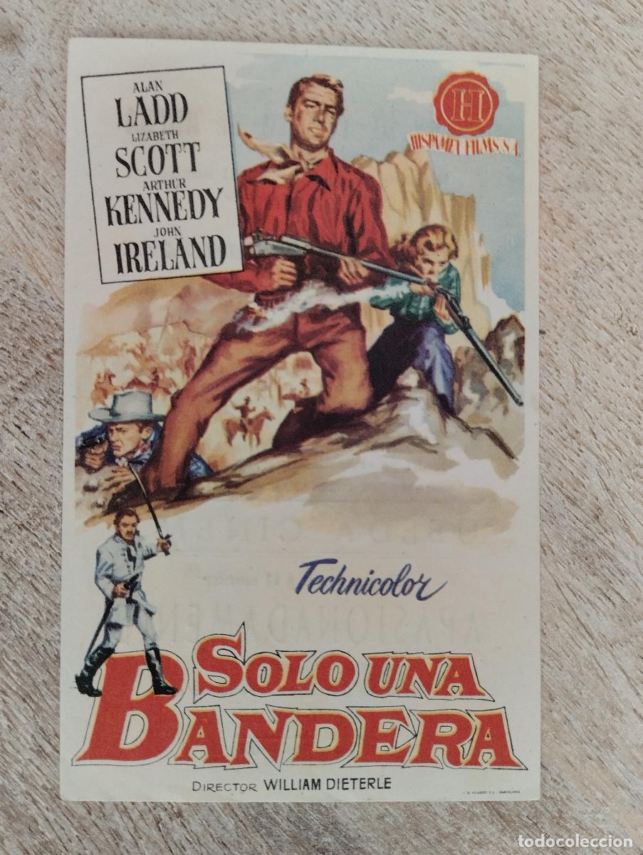 Foglietti di film di film antichi di cinema: KST - PROGRAMA CINE SOLO UNA BANDERA SALON DE VERANO UBEDA