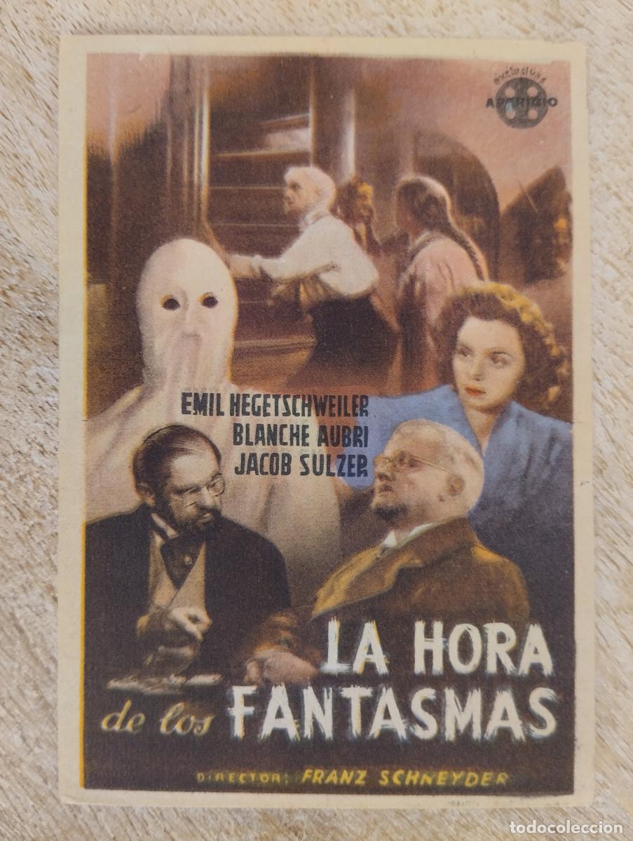 Folhetos de m&atilde;o de filmes antigos de cinema: KST - PROGRAMA CINE LA HORA DE LOS FANTASMAS SELVE SANTA CRUZ DE TENERIFE