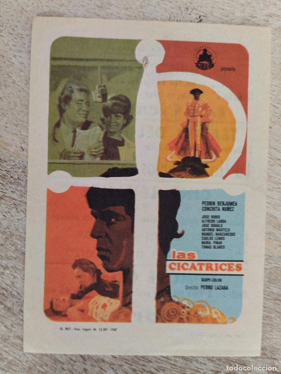 Folhetos de m&atilde;o de filmes antigos de cinema: KST - PROGRAMA CINE LAS CICATRICES IMPERIAL CINEMA