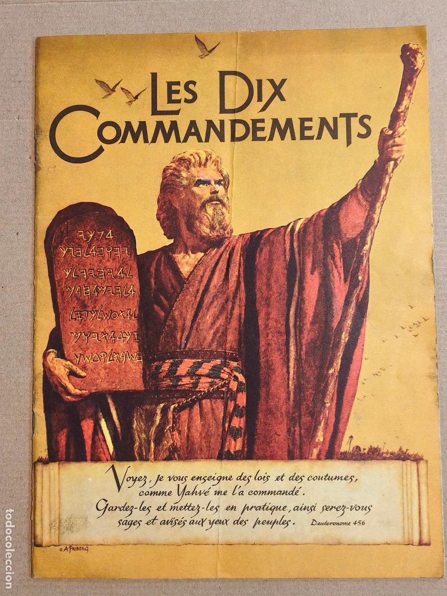 Cinema: LOS DIEZ MANDAMIENTOS GUIA DE CINE FRANCESA 1957